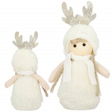 Jõulukaunistus Springos CA1002, 20 cm, valge