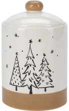 Jõulukarpide komplekt Home Styling Collection, 0,5 l, pruun/valge/must