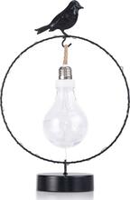 LED dekoratsioon Decoking Rihor Bird, 34 cm, 30 LED, must