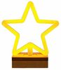 Jõulukaunistus Neon Wood Stand LED täht Forever FLNW04, soe valge