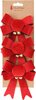 Jõulukaunistus Christmas Decoration dekoratiivne pael kellukestega, 13 cm, 3 tk