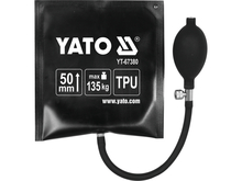 Täispuhutav paigalduspadi Yato YT-67380, 135 kg, 0-50 mm, must