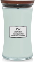 Lõhnaküünal WoodWick Sagewood & Seagrass, 60 - 120 h, 609,5 g
