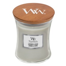 Aroomiküünal WoodWick Lavender & Cedar, 65 h, 275 g