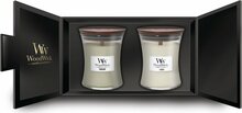 Kinkekomplekt WoodWick Fireside & Linen, 2 x 275 g