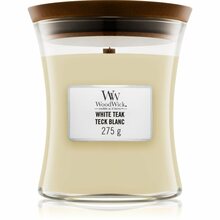 Aroomiküünal WoodWick White Teak, 60 h, 275 g