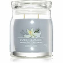 Aromaatne küünal Yankee Candle Smoked Vanilla & Cashmere, medium glass 368 g