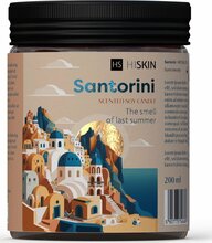 Aroomiküünal sojavahast HiSkin Santorini, 200 ml, must