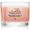Lõhnaküünal Yankee Candle Pink Cherry & Vanilla, 7 - 10 h, 37 g, roosa