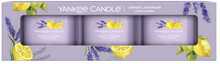 Väikeste lõhnaküünalde komplekt Yankee Candle Lemon Lavender, 3 x 37 g