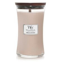 Aroomiküünal WoodWick Vanilla & Sea Salt, 120 h, 609,5 g