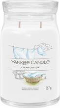 Lõhnaküünal Yankee Candle Clean Cotton, Signature large glass 567 g