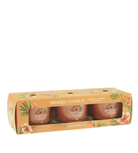 Aroomiküünalde komplekt Yankee Candle Tropical Breeze, 3 tk x 37 g