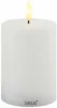 LED-küünal Sirius Sille Rechargeable, 10 cm, valge