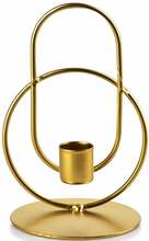 Küünlahoidja Mondex Cedric Gold HTOP3387, metall, 9 cm, 15 cm, kuldne
