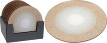 Klaasist küünlaalus Koopman International BV Plate, kuldne, 20 cm