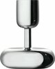 Küünlajalg Iittala Nappula, hõbedane, 10.7 cm