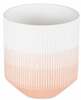 Küünlahoidja AmeliaHome Fino, keraamika, 9 cm, 9.8 cm, valge/oranž