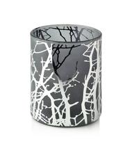 Küünlahoidja Mondex Odette Silver, klaas, 8,8 cm, 10 cm, hõbe/hall