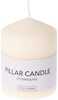 Silindrikujuline küünal Home Styling Collection Pillar Candle Cream, 7 x 9,5 cm