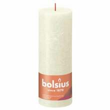 Silindrikujuline küünal Bolsius Rustic Soft Pearl, 85 h, 19 x 6,8 cm