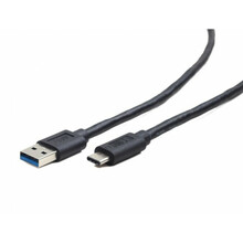 Gembird CCP-USB3-AMCM-1M USB-C to USB 3.0 kaabel, 1 m, must