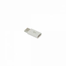 Adapter Sbox AD.USB-C W Micro USB 2.0 F. to Type-C M., valge