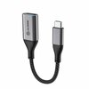 Adapter Alogic ULCAA-SGR USB-C to USB-A, hall, 15 cm