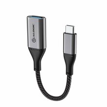 Adapter Alogic ULCAA-SGR USB-C to USB-A, hall, 15 cm