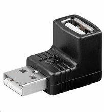 Adapter MicroConnect USB 2.0 A - A Angled 90, must
