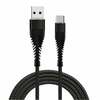 Kaabel Fusion Accessories Fishbone USB-A to USB-C 30W 3A 1,5 m, must