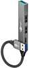 USB jagaja Goobay 74458 Slim 4-Port, helehall