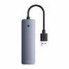 Baseus USB Hub UltraJoy Lite, 15 cm, USB-A to 4x USB 3.0 + USB-C, hall