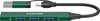 USB jagaja Canyon DS-02 4in1 USB-A/C, roheline
