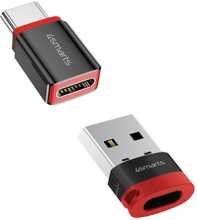 Adapter 4smarts Data Blocker USB-C to USB-A/USB-C, must, 2 tk