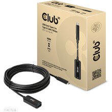 Kaabel Club3D CAC-1536 USB-C - USB-A, 5 m, must