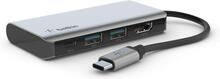 Dokk Belkin AVC006btSGY USB-C 4in1, hõbedane