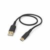 Kaabel Hama Flexible USB-A - USB-C, 1,5 m, must