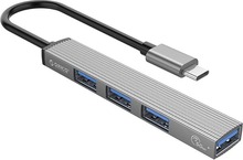 Orico USB-C to USB-A 3.0 + 3xUSB-A 2.0 jagaja, hall