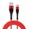 Kaabel Fusion Accessories Fishbone USB-A kuni USB-C 30W 3A 1,5 m, punane