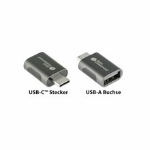 Adapter GoodConnections USB-C - USB-A 3.0, antratsiit