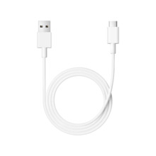 Kaabel Xiaomi USB-A - USB-C 3A, 1 m, valge