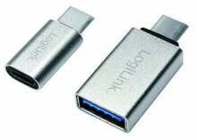 Adapter Logilink AU0040 USB-C to USB3.0 ja Micro USB