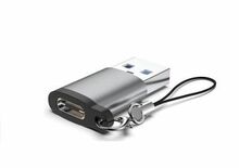 Adapter Microconnect USB Type C to USB A, hõbe
