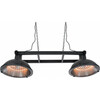 Infrapuna soojuskiirgur SUNRED IND-3000H, must, 3000 W