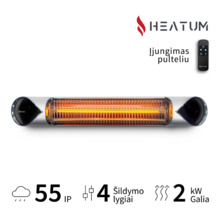 Infrapuna soojuskiirgur Heatum H2000R CORE, hõbedane