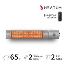 Infrapuna soojuskiirgur Heatum H2000R Urban, hõbedane