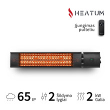 Infrapuna soojuskiirgur Heatum H2000R URBAN, must