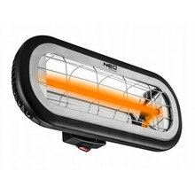 Infrapuna soojuskiirgur NEO Tools 90-032, must, 2000 W