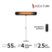 Infrapuna soojuskiirgur Heatum H2500R, must